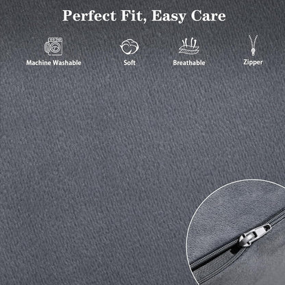 Hapiclody Leg Elevation Pillow for After Surgery – Adjustable Height Knee Surgery Recovery Leg Support Pillow, Designed for Knee Replacement Recovery, Single Leg Elevating Wedge