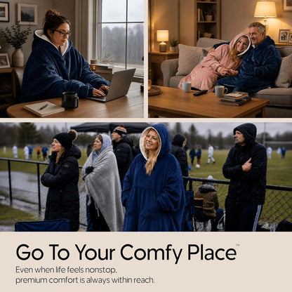 THE COMFY Original | Shark Tank | Patented | Sherpa Wearable Blanket Hoodie
