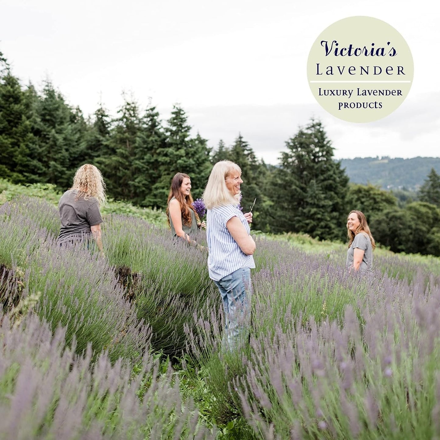 Victoria's Lavender Luxury Lavender Relaxing Spa Gift Basket, Set of 3 | Neck Wrap, Dead Sea Bath Salts, and Hand & Body Lotion , Microwavable Neck Heating Pad Filled with Lavender Buds & Flax Seed