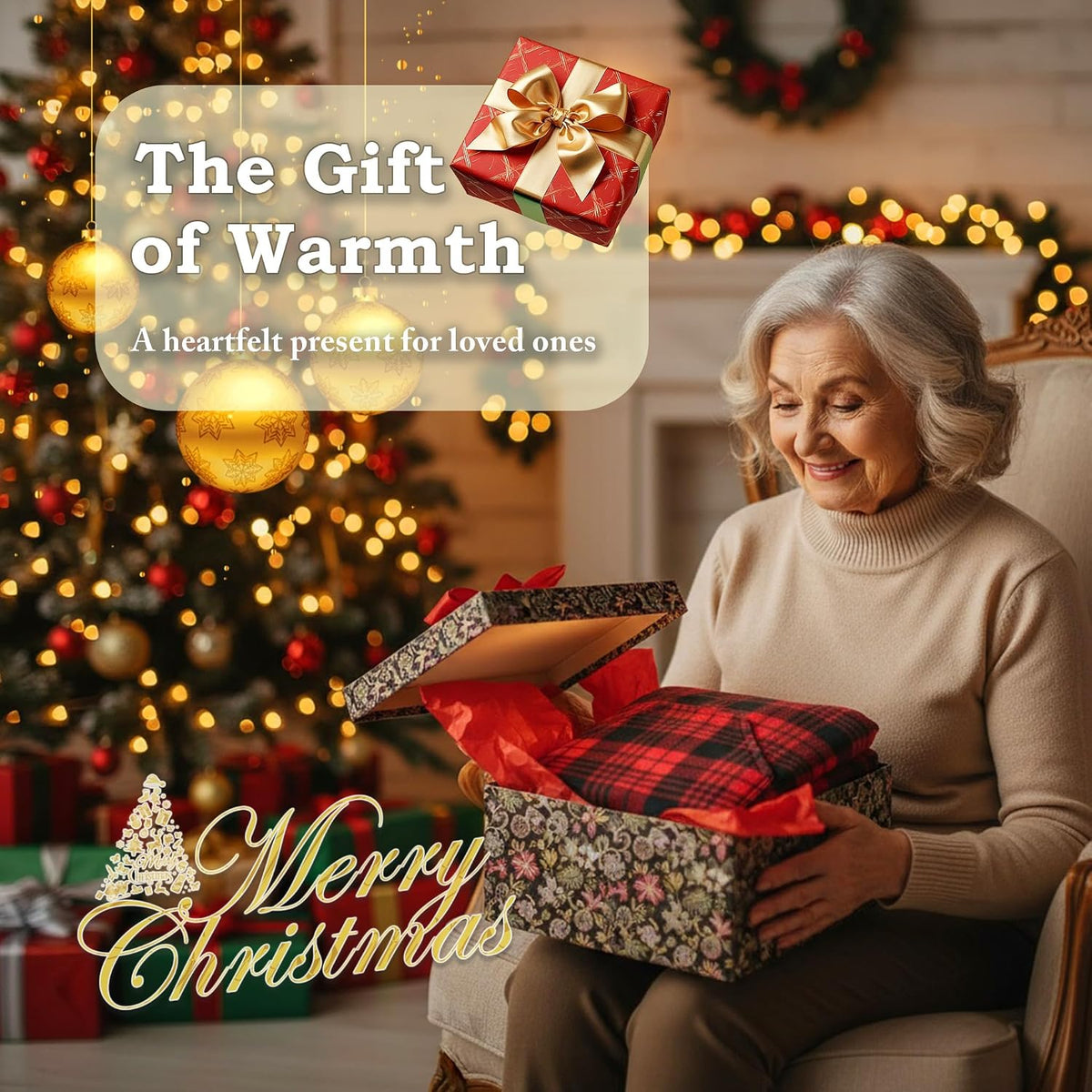 Wheelchair Lap Blanket for Seniors, 43" * 28" Soft Sherpa Lined Knee & Lap Cover, Warm Lightweight Throw with Snap Buttons, Cozy Comfort for Elderly & Caregivers, Wine Red