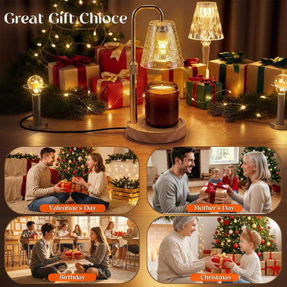 Glimra Candle Warmer Lamp, Candle Warmer Lamp with Timer, Dimmable