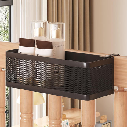 Bedside Caddy Shelf for Bunk Bed, White, L13.78in*W5.12in*H3.94in
