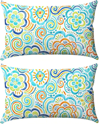 Chaise Lounge Head Pillow Oudoor Patio Pillow with Elastic Strap