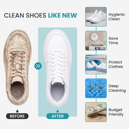 Shoe Washing Machine Bag for Washer and Dryer – 2pc Reusable Shoe Cleaning Bag for Sneakers & Tennis Shoes
