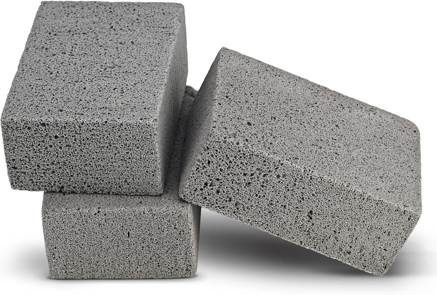 Maryton Grill Stone Cleaning Brick - Griddle Grills Cleaning Kit Block Pumice Stone for Removing Stains BBQ Grease, 3 Count | Pumice Brick for Removing Stains BBQ Grease of Griddle