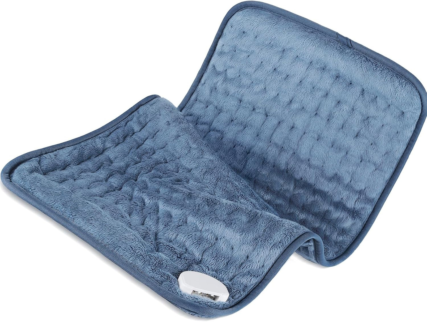 Heating Pad for Period Cramps, Heating Pad for Back/Neck/Shoulder Muscle Pain, 6 Heating&4 Timer Setting, Auto Shut Off, Dry/Moist Heat & Machine Washable, Gray Birthday Christmas Gifts for Women Mom