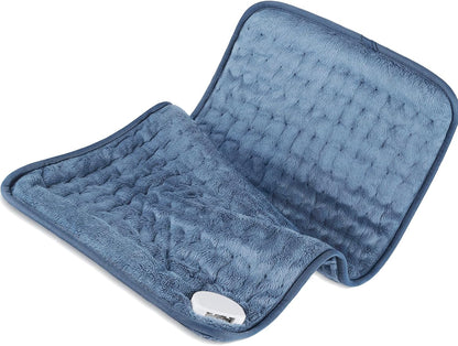 Heating Pad for Period Cramps, Heating Pad for Back/Neck/Shoulder Muscle Pain, 6 Heating&4 Timer Setting, Auto Shut Off, Dry/Moist Heat & Machine Washable, Gray Birthday Christmas Gifts for Women Mom