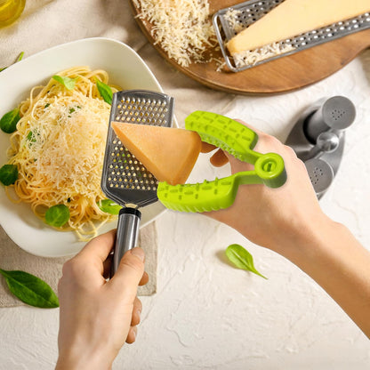 Finger Protector for Cutting Food - 2pcs Finger Guards for Zester Cheese Grater Kitchen Hand Guards for Cutting Vegetables, Ginger, Garlic, Lemon