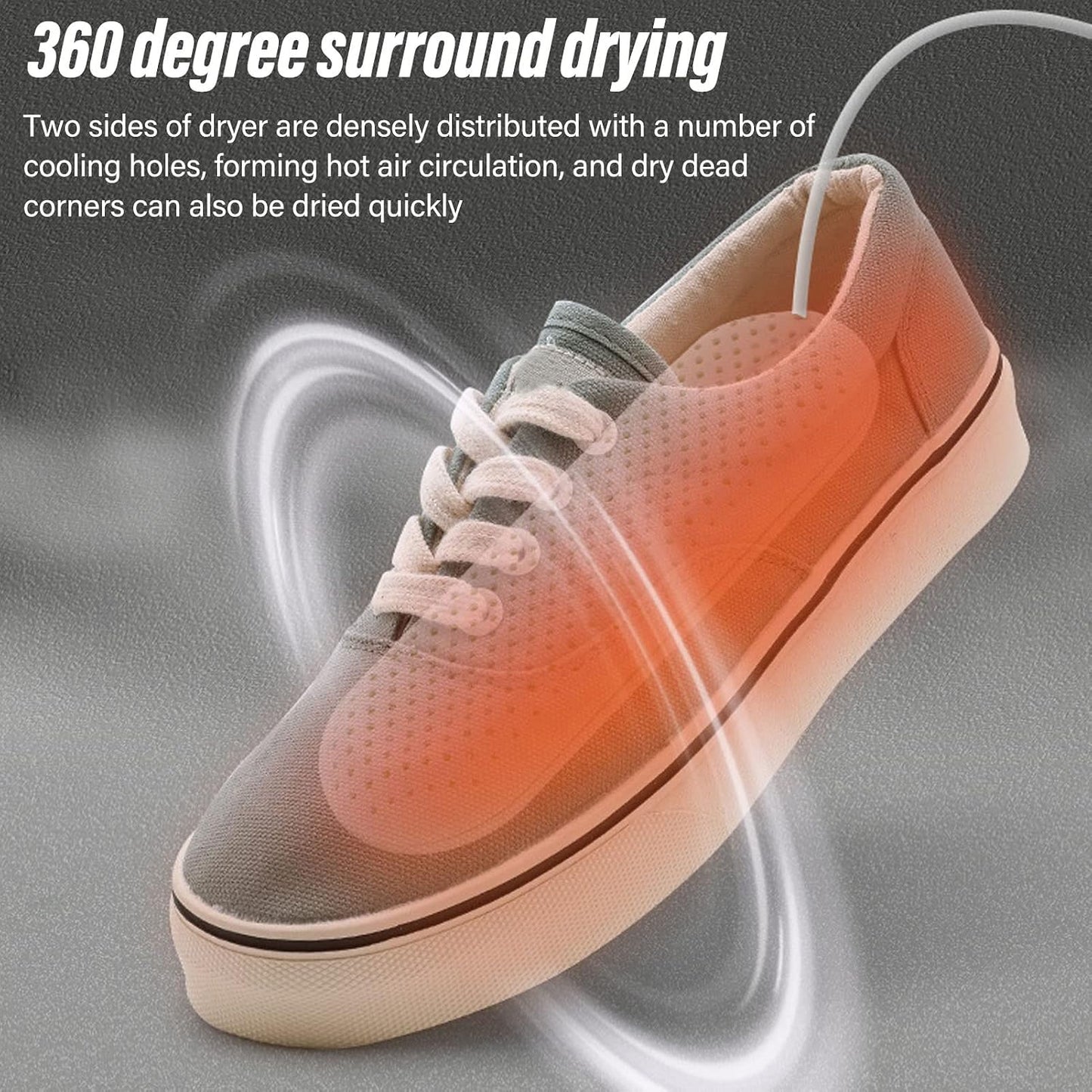 Household USB Shoe Dryer, Portable Boot Drying Student Dormitory Heater Adult Foot Deodorizing Boot Shoes Dryer with Timer for Travel Sneaker Socks Gloves Drying