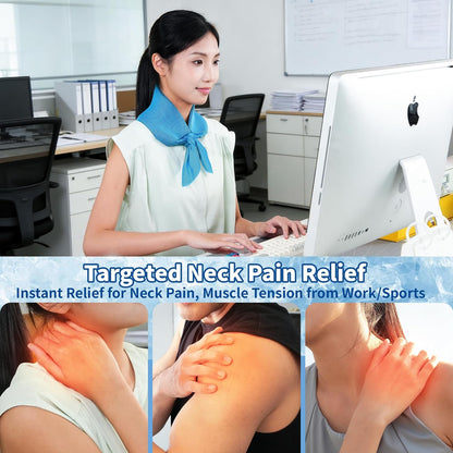 Widened Cooling Neck Wraps Long Lasting Neck Ice Pack Wrap