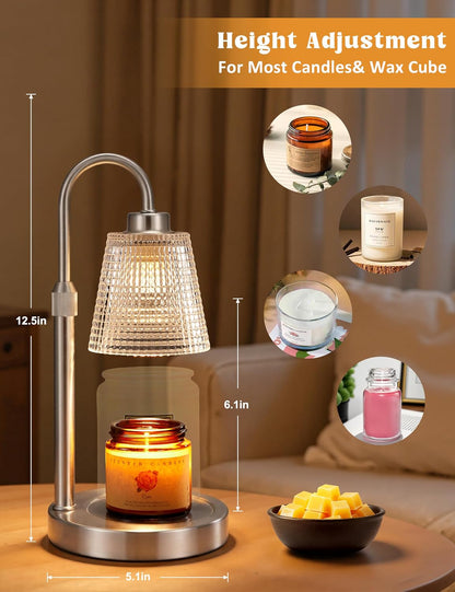 Candle Warmer Lamp with Timer Home Decor Birthday Gifts for Women