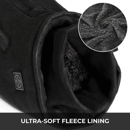 ororo 3-Zone Heated Hand Warmer Pouch and Muff with Rechargeable Battery | Up to 14 hrs, soft fleece lining, wind-resistant cuffs, water-resistant shell, adjustable waist belt, and storage pockets