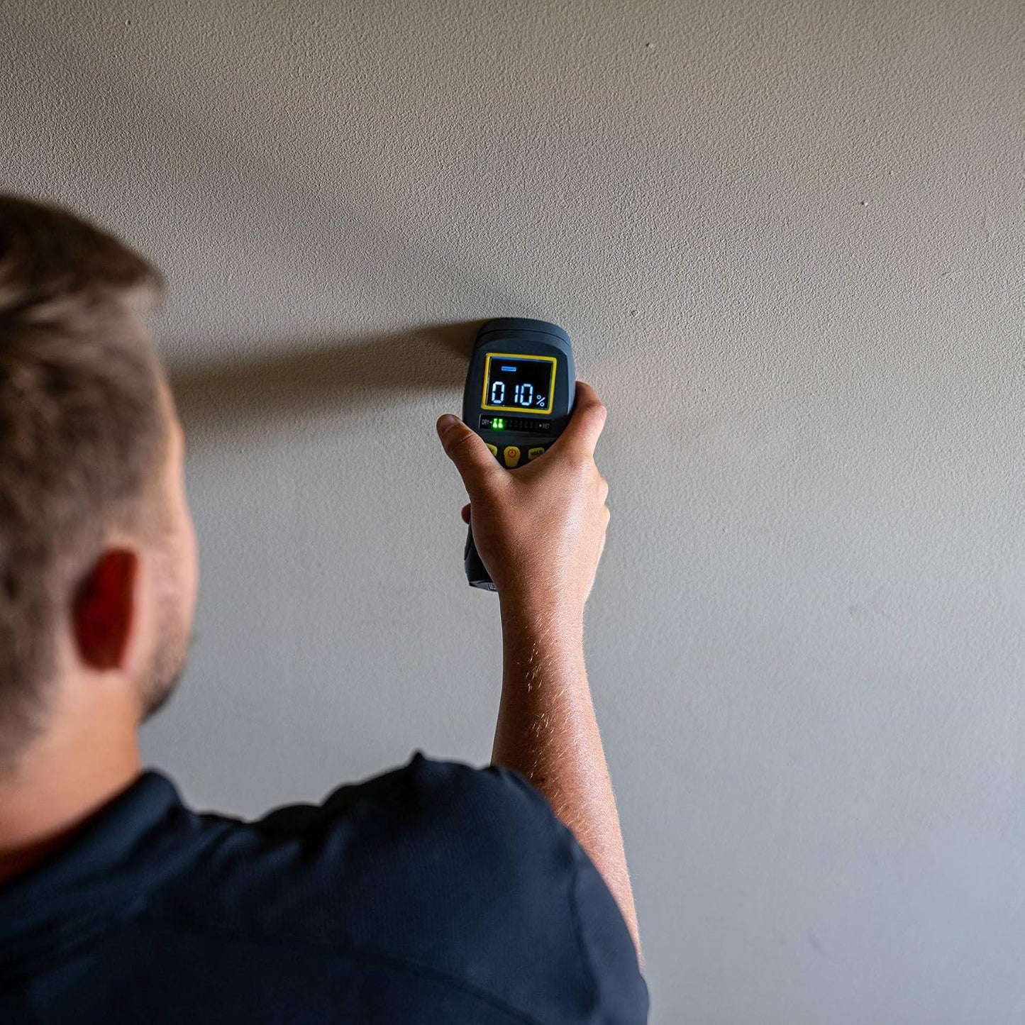 General Tools MMD4E Moisture Meter for Wood, Walls & Water Leak Detection | Pinless wood moisture meter for drywall & walls. Detects mold & humidity. Water leak detector for home moisture testing.