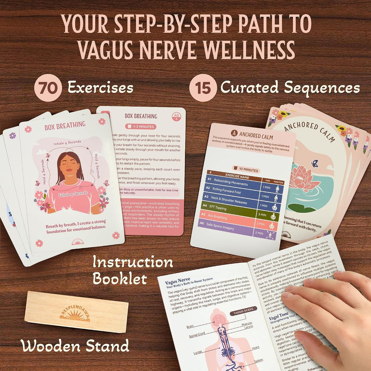 70 Vagus Nerve Exercises - Cards for Nervous System Regulation