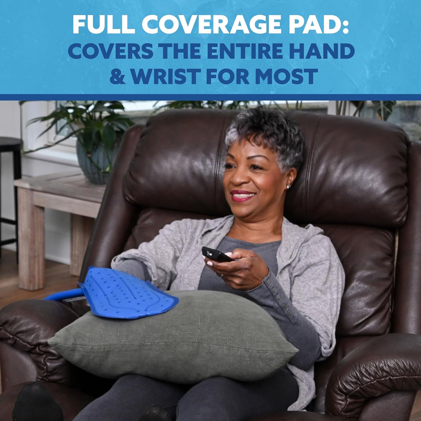 Polar Active Ice® 3 in 1 Knee, Ankle, & Elbow Therapy pad 12.5” x 10.5” with Attached Belts. Use only with The Polar Active Ice #AIS Therapy System.