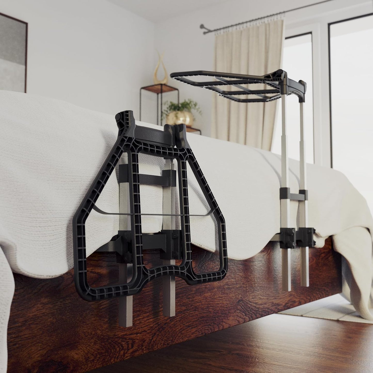 Blanket Lifter - Sleep Support- Adjustable Sheet Riser - Bed Bedding Blanket Cradle - Foot feet Legs Ankle Tent - Surgery - Pain - Aging Elderly Senior - Raise linens -Comfort restful