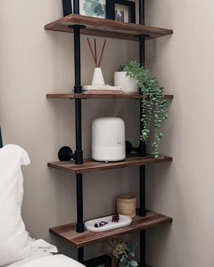 Crane Top Fill Mini Humidifier for Bedroom and Nursery 3-In-1 Essential Oil Diffuser Sleep Light 0.5 Gallon Baby Humidifier