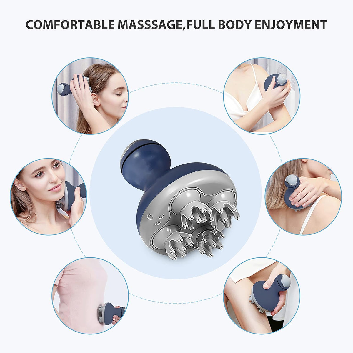 COMFIER Scalp Massager for Hair Growth, Electric Head Massager, Tangle-Free