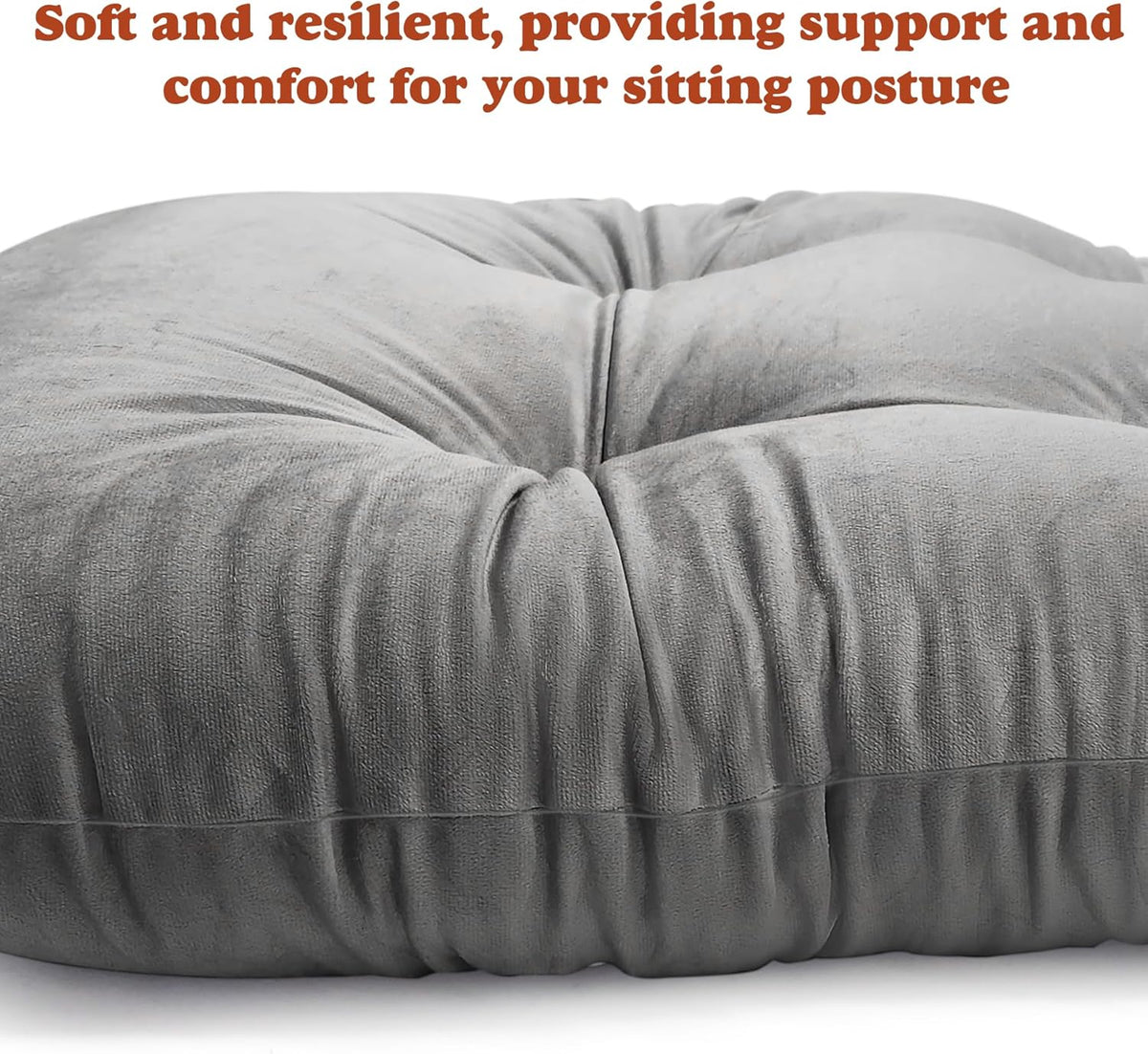 JZHLLA Glider Rocker Replacement Cushion Set with Storage Pockets Soft Flannel Fabric & High-Resilience Foam Non-Slip Back Rocking Chair Cushion for Living Room Rocking Chair(Beige)