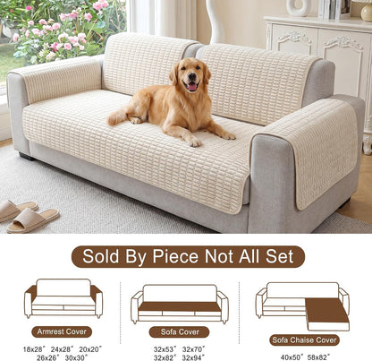 Foxdecor Couch Arm Covers for Sofa Arm Chair Covers Set of 2