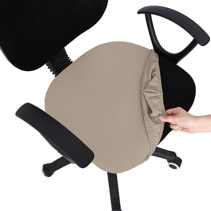 Smiry Office Computer Chair Armrest Covers, 2PCs Anti-dust Arm Rest Pad | Removable Washable Desk Chair Arm Pad Covers, Grey