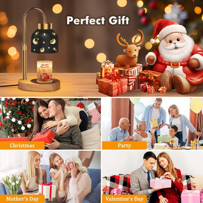Candle Warmer Lamp with Timer Dimmer, Height & Brightness Adjustable