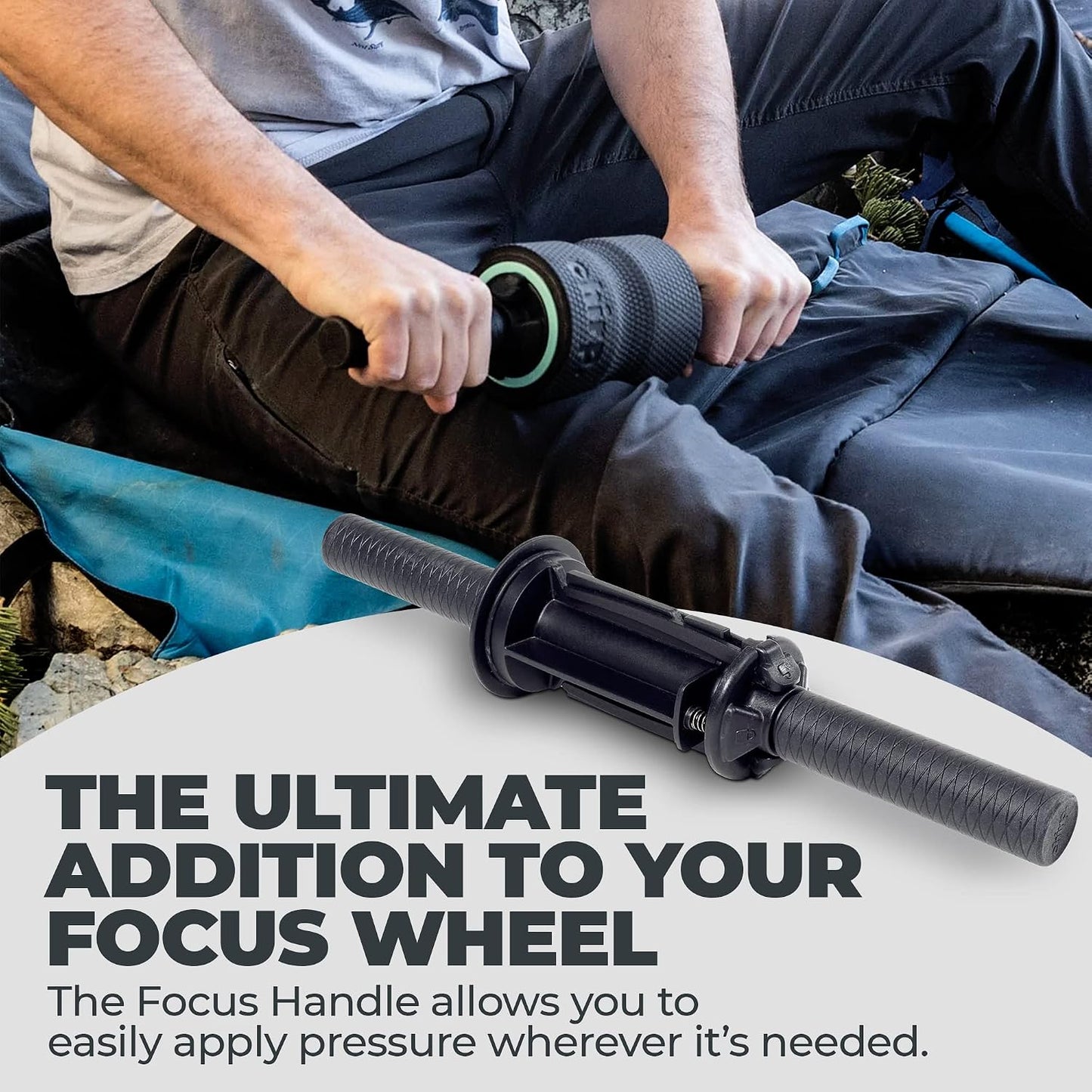 Chirp Focus Muscle Roller Handle for 4" Focus Wheel, 15.5"