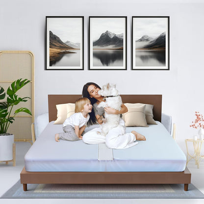 2-in-1 Bed Bridge Twin/Twin XL to King with Attached Sheet – Split Bed Gap Filler & Twin to King Bed Converter (Patent Pending)