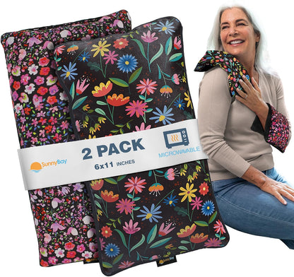 SunnyBay Heating Pad, Neck and Shoulder Wrap, 6x11 inch, Pink