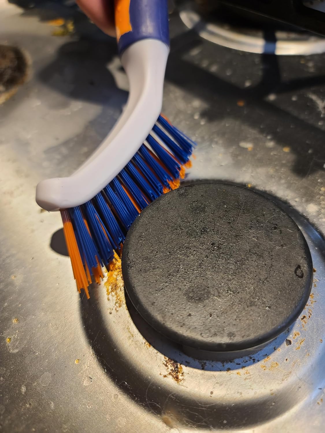 Bring It On Grout Cleaning Brush 2-Pack – Crevice Cleaning Brush with Stiff Nylon Bristles, 8-Inch Heavy-Duty Scrub Brush for Tile, Grout, Shower, Bathroom, Kitchen, Corners & Tight Spaces