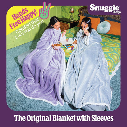 Snuggie The Original Wearable Blanket With Sleeves & Pockets | Cozy Oversized Throw for Adult Men & Women | One Size, 71x54