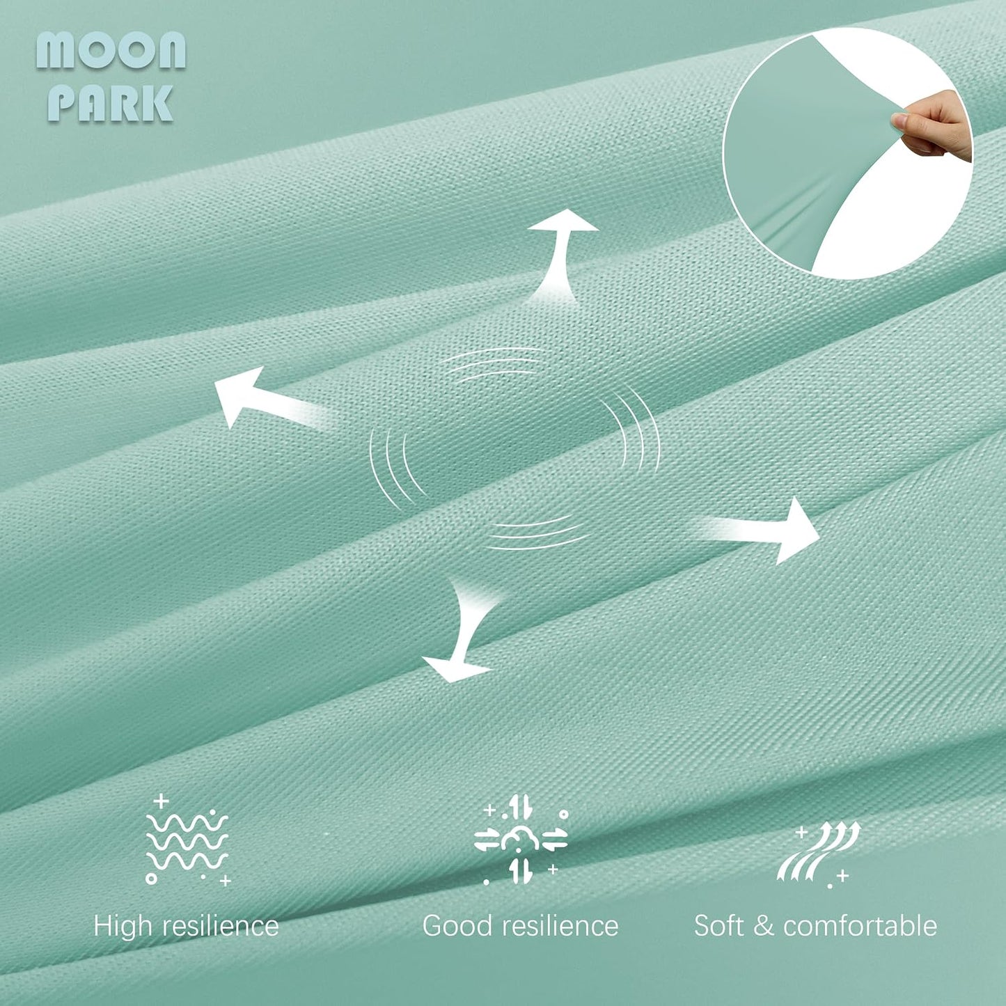 MOON PARK Pregnancy Pillows for Sleeping - 57 Inch U Shaped Full Body Maternity Pillow with Removable Cover - Support for Back, Legs, Belly, Hips - Pregnancy Pillow for Women - Grey