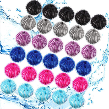 Blulu 18 Pieces Pet Hair Remover for Laundry, Classic Color | Reusable Washing Machine Hair Catcher Pet Dog Cat Fur Catcher Lint Remover from Laundry