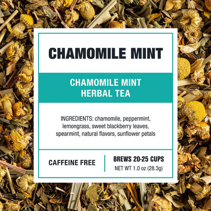 Tiesta Tea - Lavender Chamomile Herbal Tea, Loose Leaf, Calming Blend with Chamomile, Lavender, and Lemongrass, Caffeine-Free Herbal, Great for Hot or Iced, Resealable Pouch, 25 Cups, 0.9 Ounce