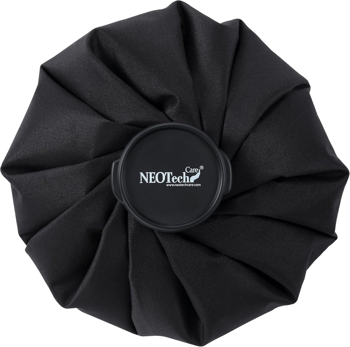 Neotech Care Ice Bag with Screw Top Lid (Smiley Face Design, 8 inch) | For Swelling, Pain Relief, First Aid - Fillable Waterproof Pouch / Bladder
