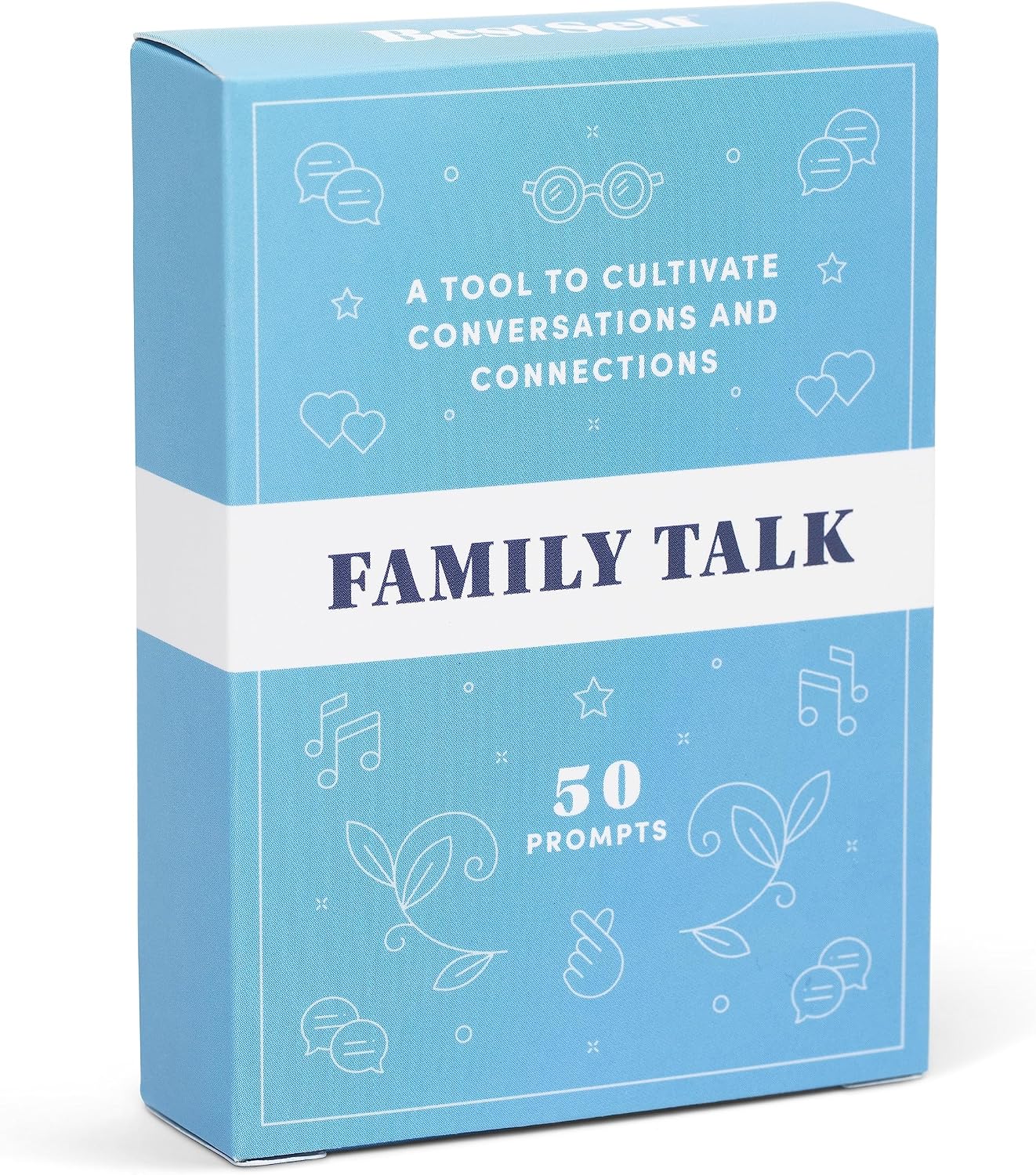 BestSelf Family Talk Deck – 50 Conversation Cards for Kids, Teens & Adults | Strengthen family bonds at dinner, road trips & holidays — engaging prompts that create lasting memories together.