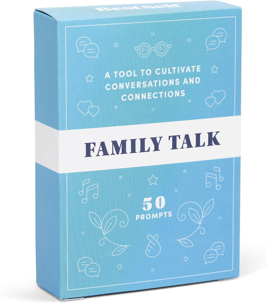 BestSelf Family Talk Deck – 50 Conversation Cards for Kids, Teens & Adults