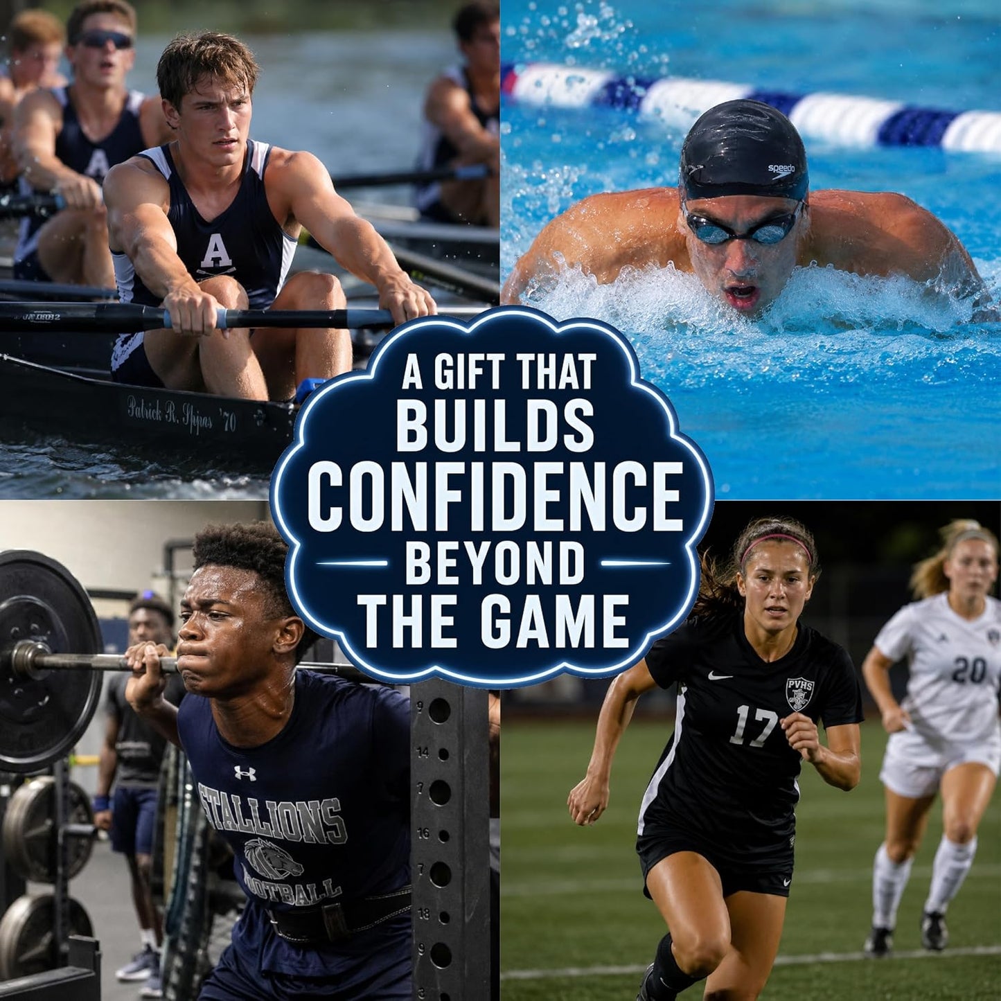 Athlete Mindset & Motivation Cards | Gifts for Athletes | Gifts for Athletes, Coaches & Parents | Deck For Sports & Training | Motivation Cards & Mindset Decks | 50 Cards