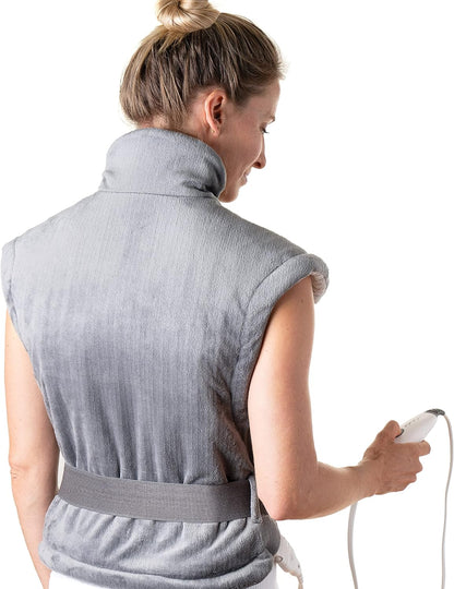 Pure Enrichment PureRelief XL Extra-Long Back & Neck Heating Pad, 4 Settings