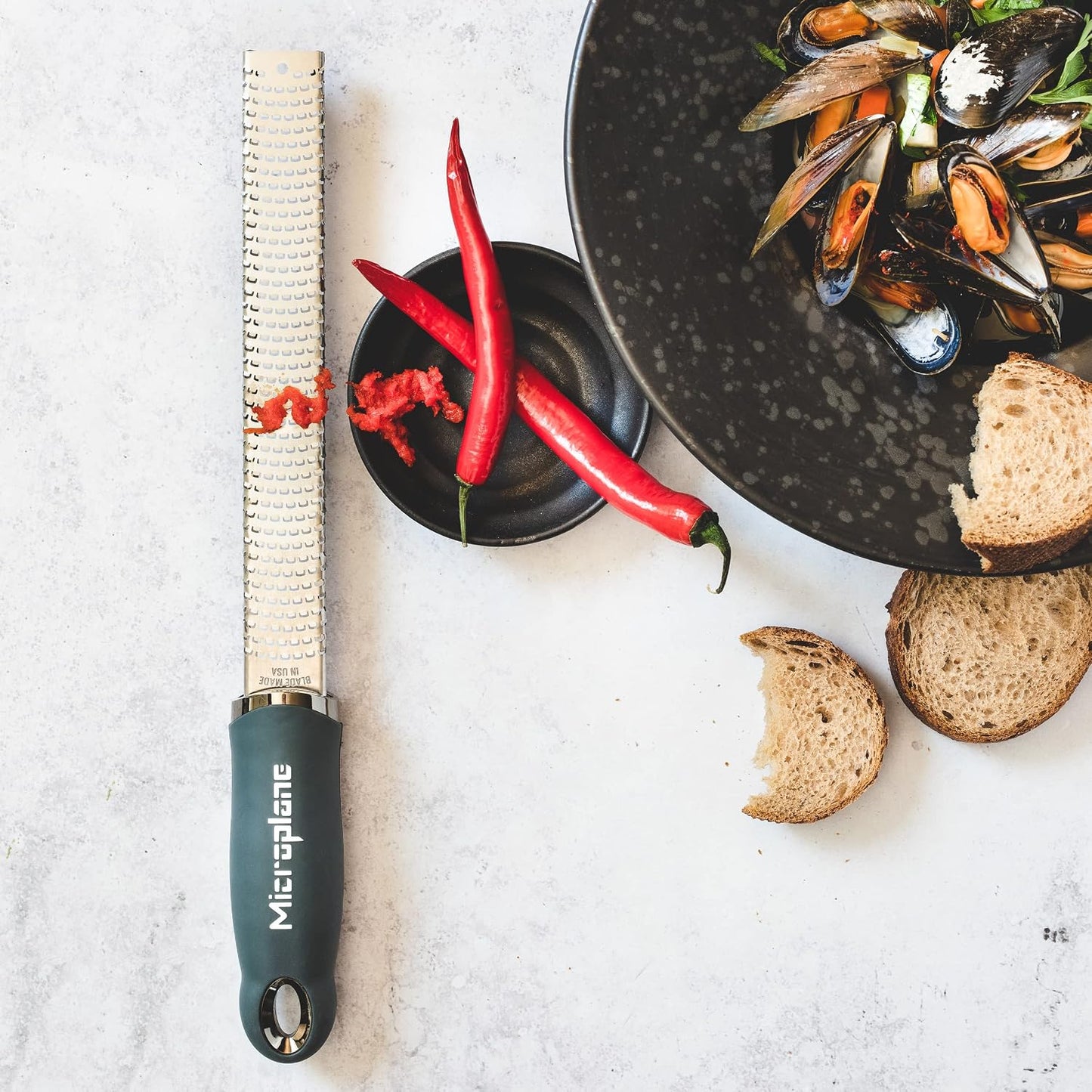 Premium Classic Series Zester - Lipstick Pink | Lemon Zester tool, Hard Cheese & Vegetable Grater | For Citrus, Parmesan Cheese, Garlic, Ginger, Nutmeg | Fine Stainless Steel Blade, Made in USA