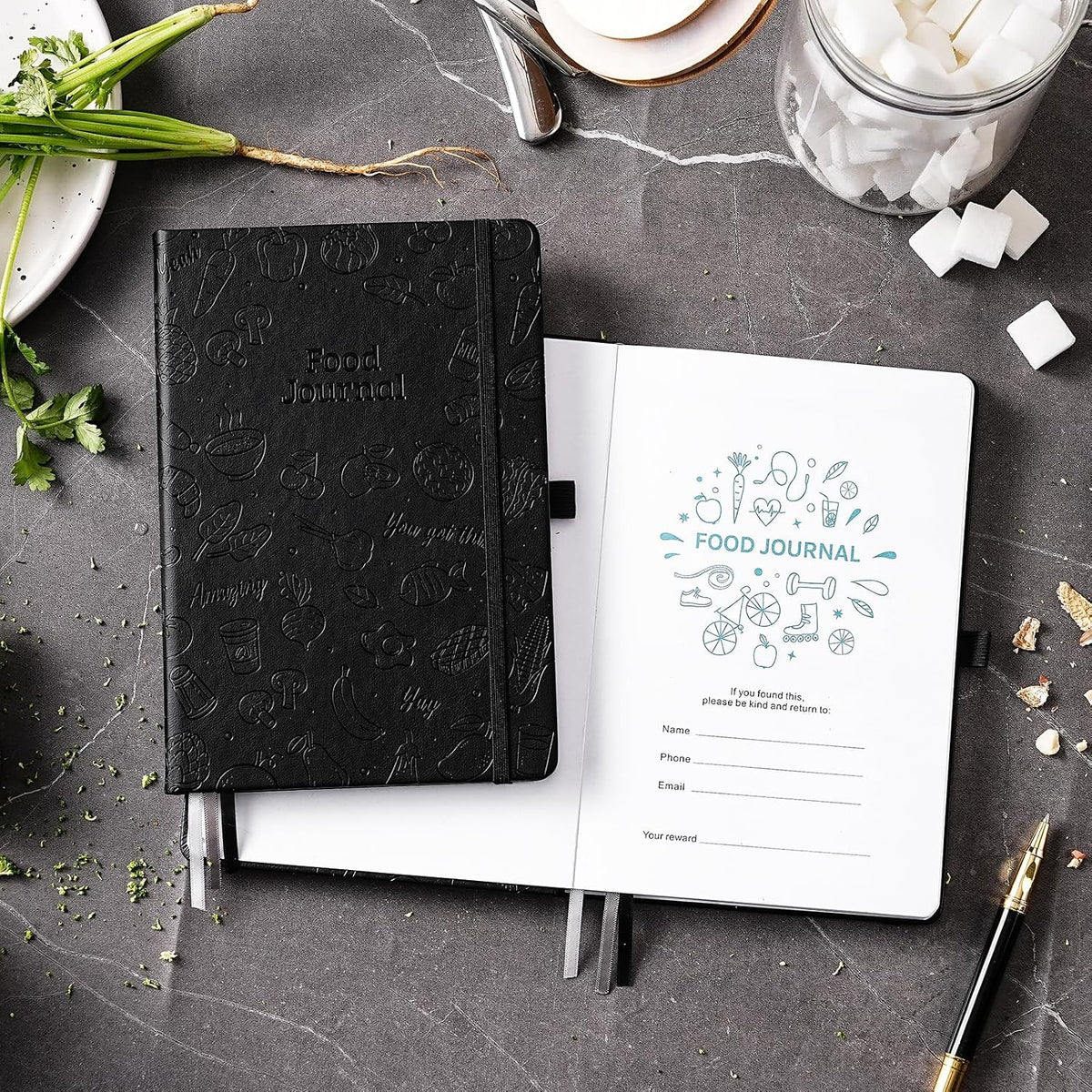 Food Journal - Journal for Women Weight Loss, 5.8" x 8.3