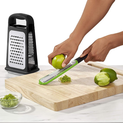 NEW OXO Good Grips Grater, Stainless Steel, Black