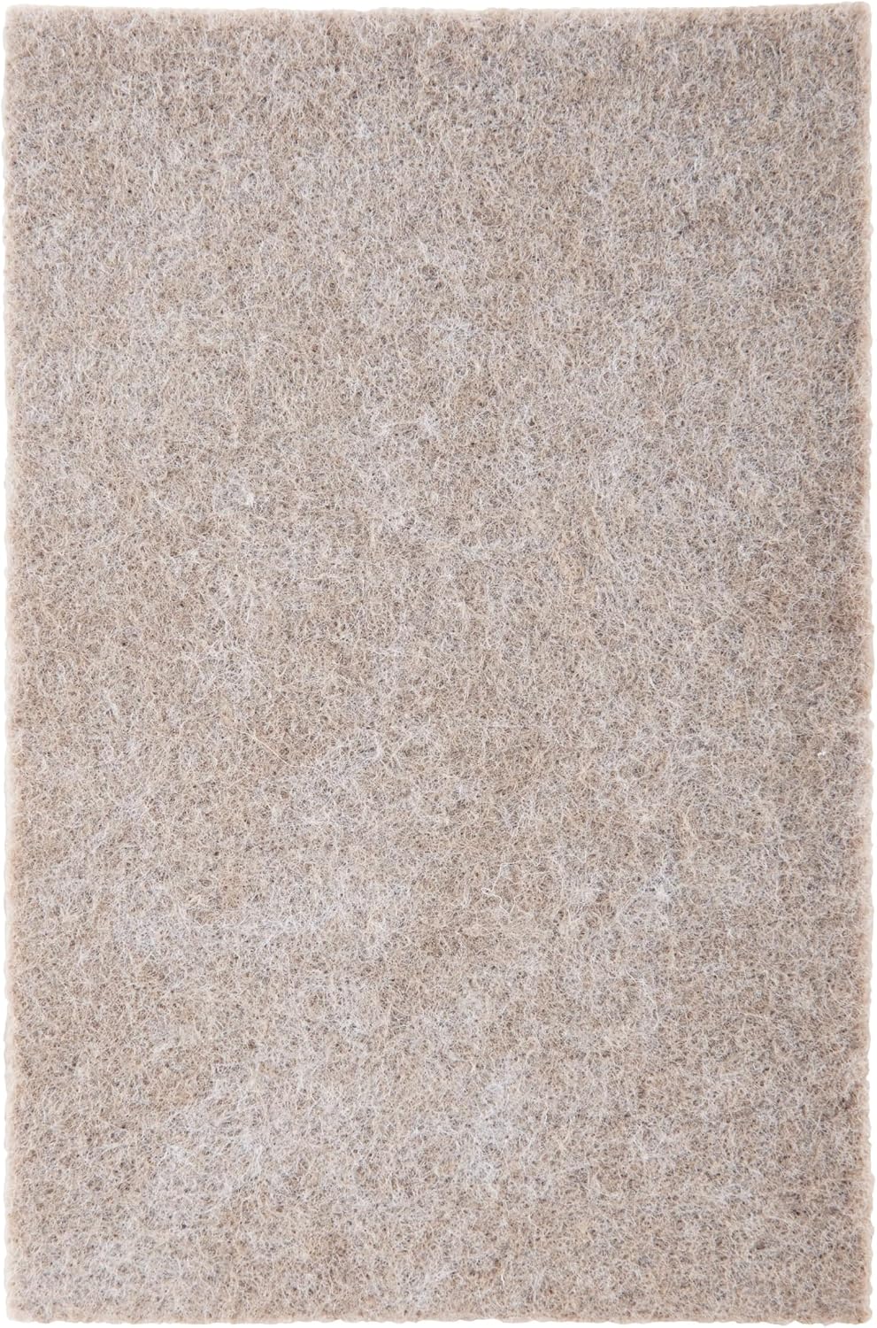 Scotch Felt Pads, 2 Pads, Rectangular, Beige, 4 in x 6 in | Protecting Hardwood Floors, Easy-to-apply, Self-Stick design, Reliable protection from nicks, dents and scratches (SP800-NA)