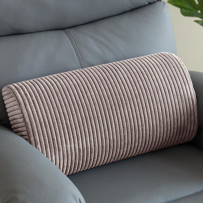 HIGOGOGO Lumbar Support Pillow for Recliner Chair/Accent Chair/Couch, Memory Foam Back Support Cushion for Elderly, Recliner Cushions for Back Rest, Pain Relief, Reading, Washable Cover, Brown