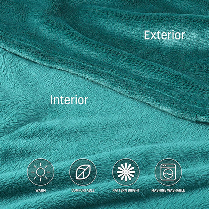 Catalonia Wearable Blanket with Sleeves & Foot Pocket for Adults | Soft Fleece Throw Wrap with Hands-Free Comfort, Perfect for Reading, TV Time & Relaxing, Christmas Gift for Women & Men
