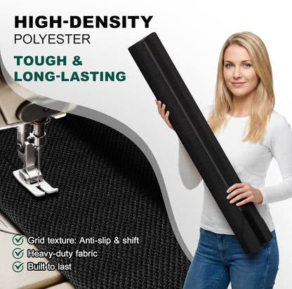 HADOR 30 Inch Door Draft Stopper, Fits 24-30" Doors, 0.5-1.7" Gaps, Gray | Double-Sided Under Door Gap Filler, Blocks Drafts, Dust, Light and Pet Hair, Easy Slide-On Fit, Machine Washable