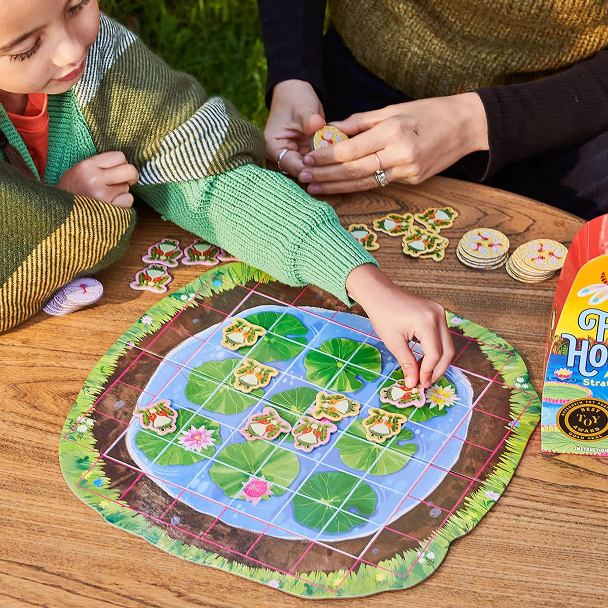 eeBoo Gathering a Garden Board Game - Award Winning Patience & Plant Counting Garden Game, Screen-Free Fun for 2-4 Players, Kids Ages 5 and up