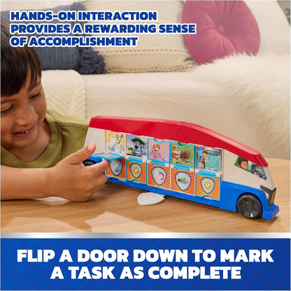 PAW Patrol Ready to Roll Routine Chart Task Board Learning Toy | Interactive Morning & Evening Task Board, Colorful Character Visuals, Day Schedule, Kids Toys for Boys & Girls Ages 3+