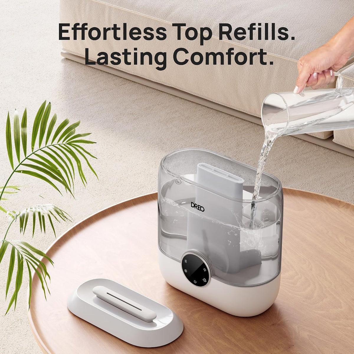 DREO Smart Humidifiers for Bedroom Baby, 30H & 28dB for Nursery