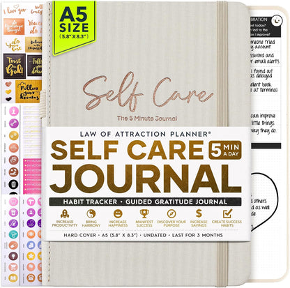 Freedom Mastery Daily Journal of Gratitude, Productivity & Habit Tracker | Undated 90-Day Planner with Daily Reflection, Mindfulness, Positivity, Vision Board & Stickers, Gratitude Journal for Women